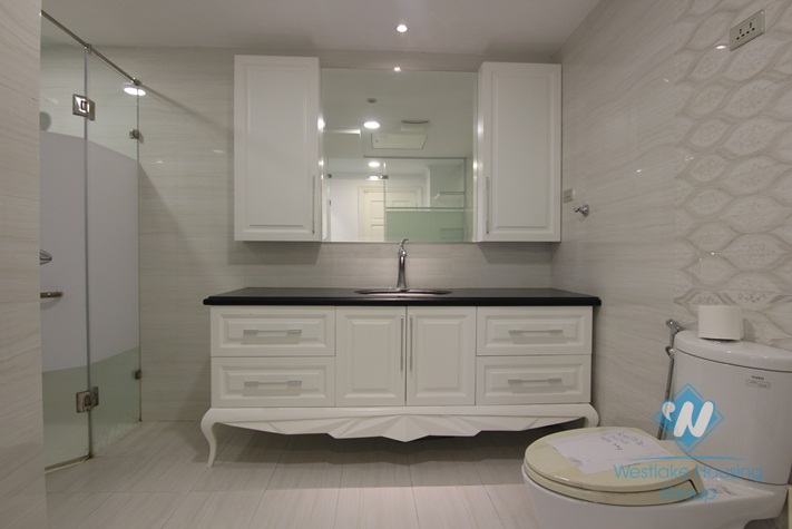 Big two bedrooms apartment for rent in Thuy Khue street, Tay Ho district, Ha Noi